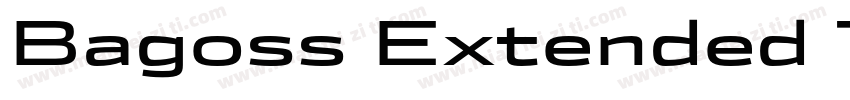Bagoss Extended TRIAL Regular字体转换